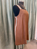 Gaga Shift Dress - Chocolate & White