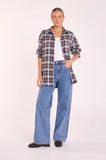 Luca Shirt - Blue Chocolate Check