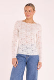 Daniella Lace Top - Cream