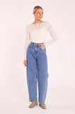 Daniella Lace Top - Cream