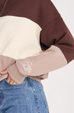 Varsity Sweater - Chocolate Mocha Stripe
