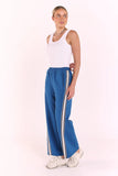 Noah Cropped Pant - Blue Twist