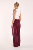 Noah Wide Pant - Plum Blue Stripe