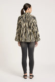 Bajau Button Shirt - Black & Savanna