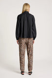 Bajau Button Shirt - Black & Savanna