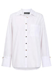 Lozen Shirt - White & Black