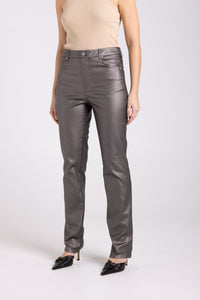 Roxy Coated Metalic Stretch Jean - Espresso