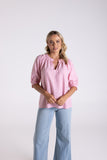 Linen Viscose Stripe Top - more colours