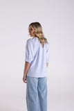 Linen Viscose Stripe Top - more colours