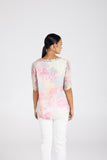 Sunset Ruffle Top - Sunset Print