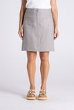 Tweed Linen Skirt - Dove