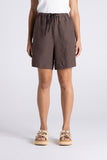 Asher Linen Short - Chestnut
