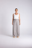 Abbey Wide Leg Pant - Dove
