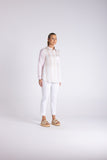 Candy Stripe Shirt - Straw & Soft Pink Stripe