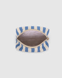 Addi Pouch - Beige & Persian Blue