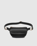 Lola Belt Bag - Black & Chocolate