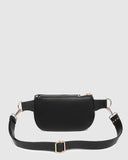 Lola Belt Bag - Black & Chocolate