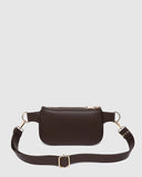 Lola Belt Bag - Black & Chocolate