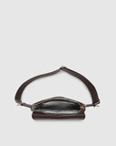 Lola Belt Bag - Black & Chocolate