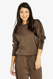 Lounge Top - Black & Cocoa
