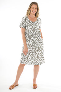 Zebra Pattern Dress