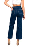 Tina Wide Leg Jean - Dark Blue