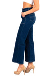 Tina Wide Leg Jean - Dark Blue