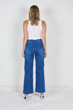 Cher Wide Leg Jean - Dark Blue