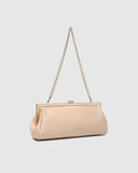 Maya Clutch - Chocolate & Nude