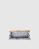 Maya Clutch - Chocolate & Nude