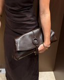 Asha Clutch - Chocolate