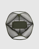 Calypso Mesh Tote Bag - Black & Olive