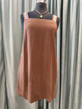 Gaga Shift Dress - Chocolate & White