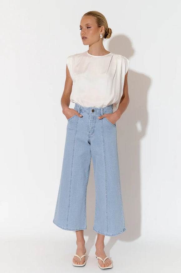 Adele Wide Leg Crop Jean