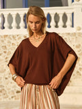 Irises V-Neck Top