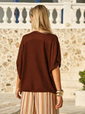 Irises V-Neck Top