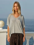 Irises V-Neck Top