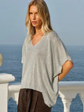 Irises V-Neck Top