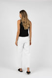 Fleetwood Linen Pant - Natural & White