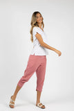 Castaway Pant - Blush & White