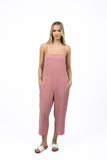 Love Jumpsuit - Rose & White