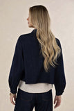 Ivy Denim Jacket - Dark Blue
