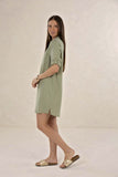 Remy Shirt Dress - Khaki