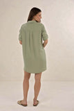 Remy Shirt Dress - Khaki