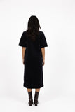 Amici Cord Dress - Indigo & Wheat