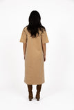 Amici Cord Dress - Indigo & Wheat