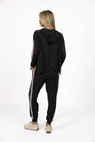 Contrast Merci Pant - Charc/Latte & Indi/Latte