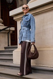 Noah Wide Pant - Luxe Dark Choc