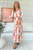 Long Island Print Jada Maxi Dress