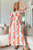 Long Island Print Jada Maxi Dress